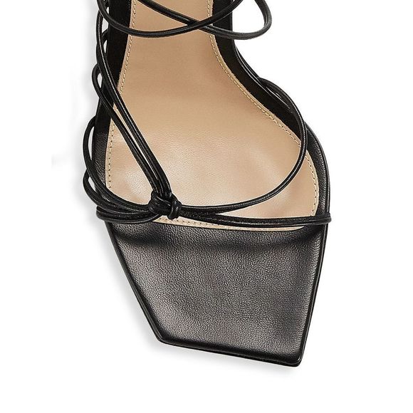 Gianvito Rossi
Ankle-Wrap Leather Stilleto Sandals - Picture 4 of 11